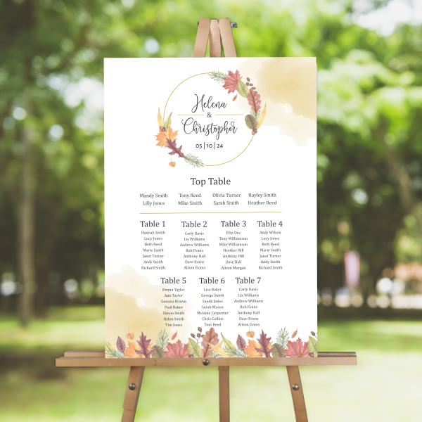 Autumn-watercolour-wedding-table-plan