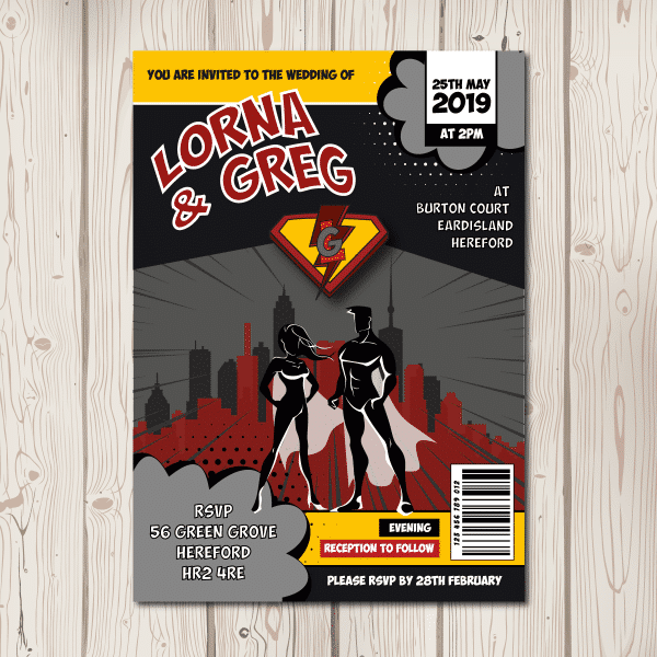 Comic-book-wedding-invite