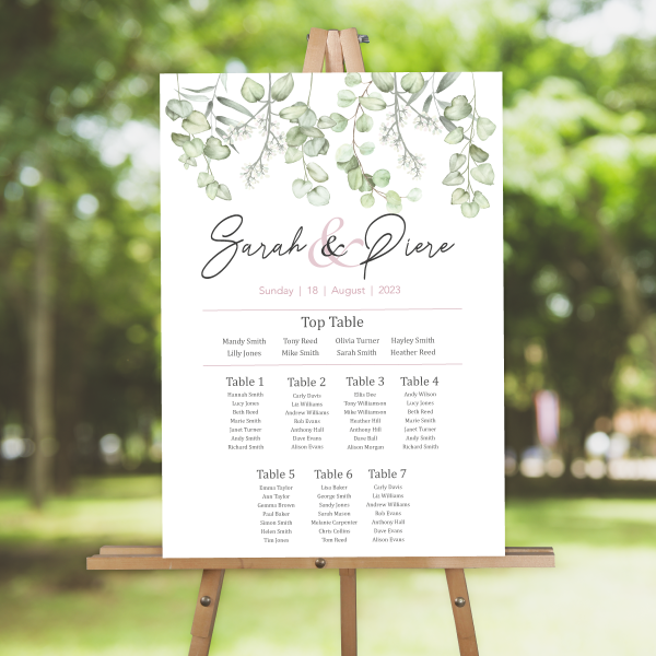 Elegant-eucalyptus-wedding-table-plan