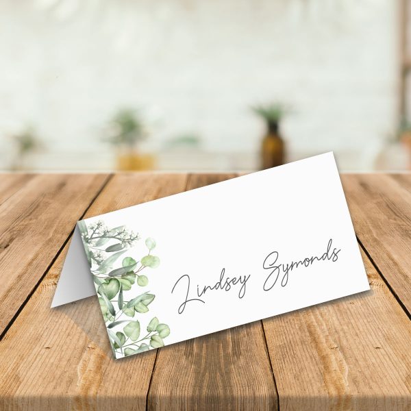 Modern-eucalyptus-wedding-placecard