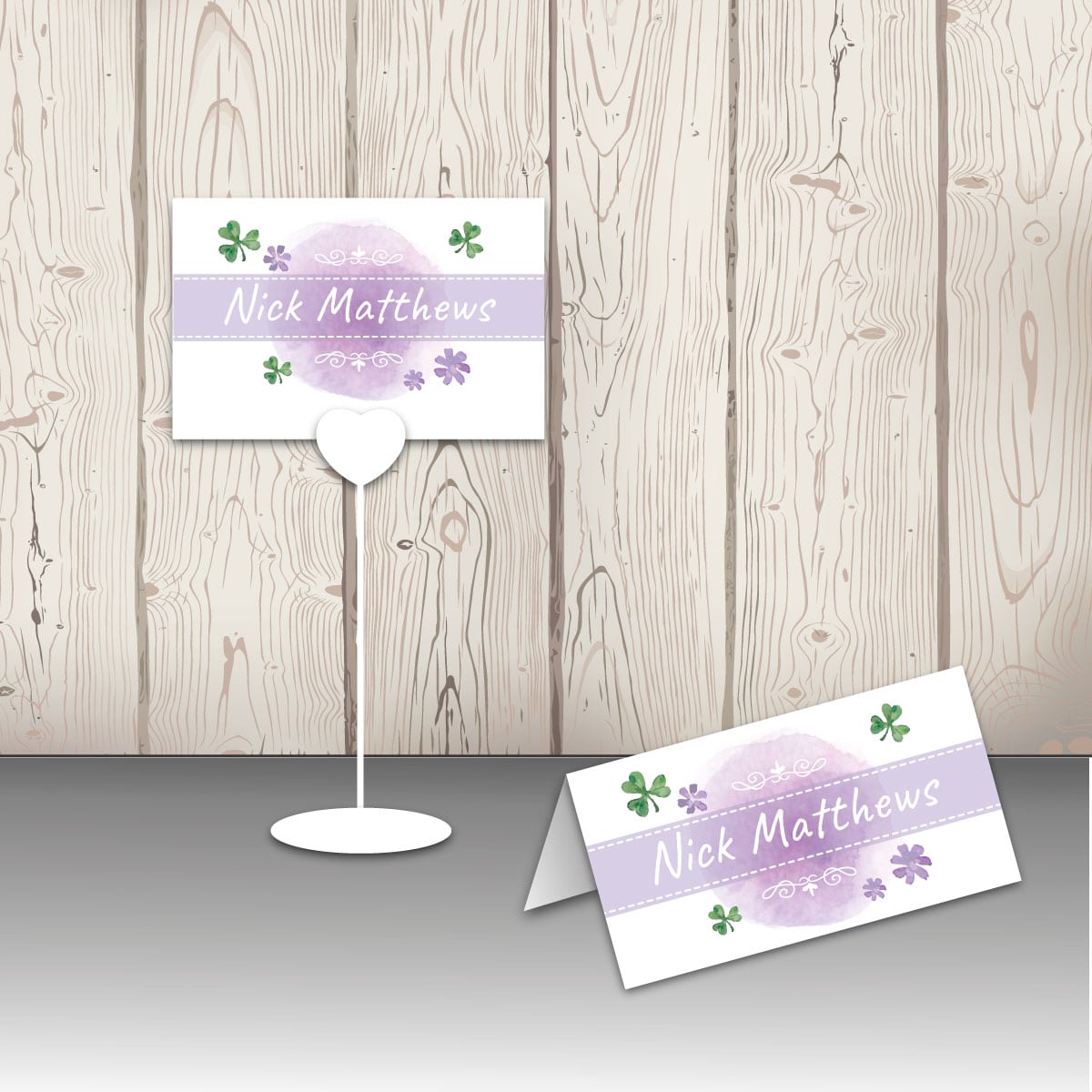 Spring Place Cards BlueBird Wedding Stationery