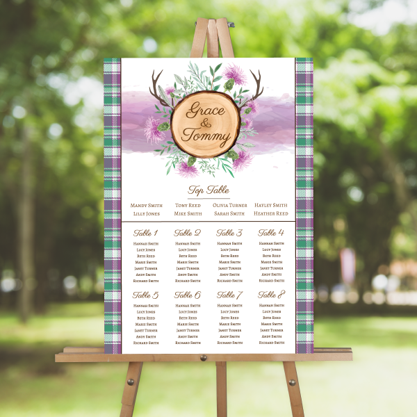 Scottish-wedding-table-plan