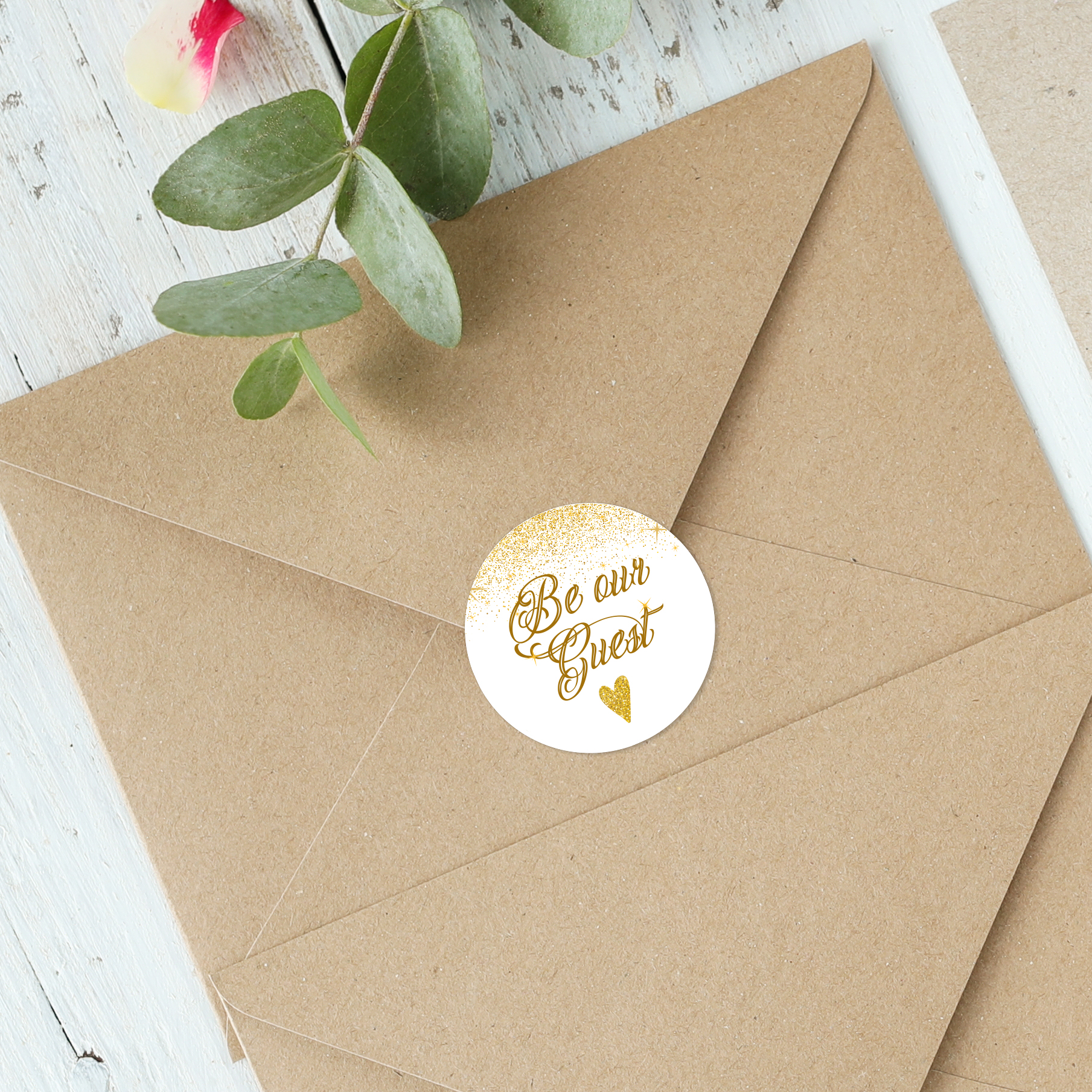 thumbnail image 2 of 30 Watercolor Baby Goat Envelope Seals – Floral Goat Stickers, 1.5" Round, PartyMommy 2 of 3