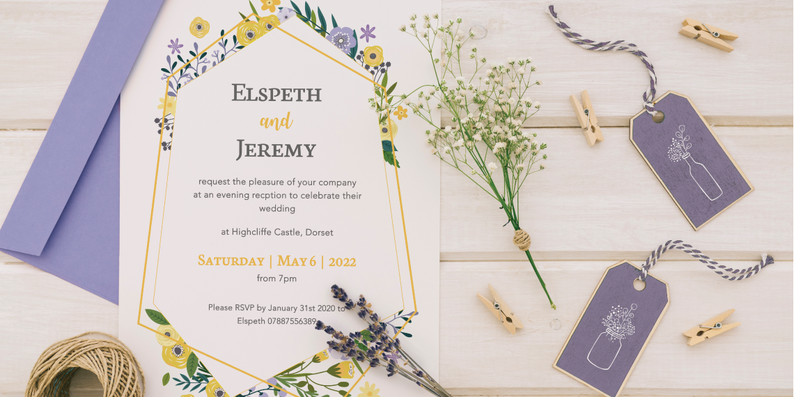 Botanical and floral wedding invitations