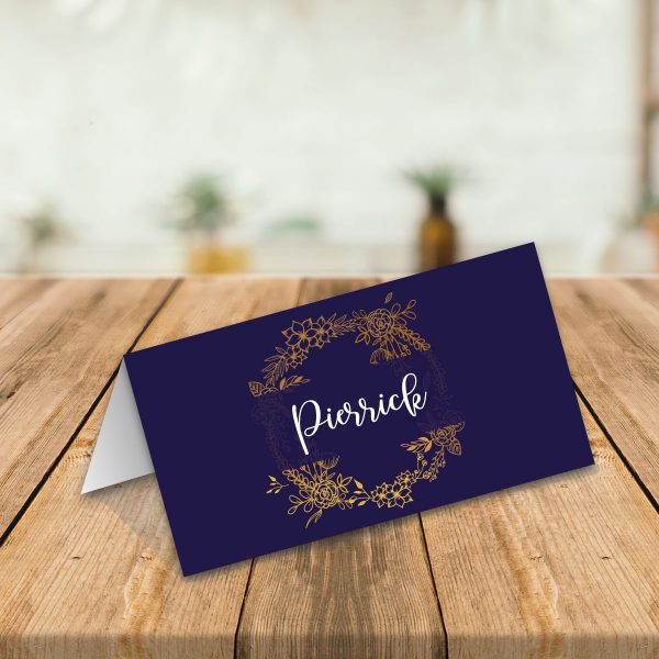 gold-floral-placecard