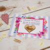 Floral save the date card