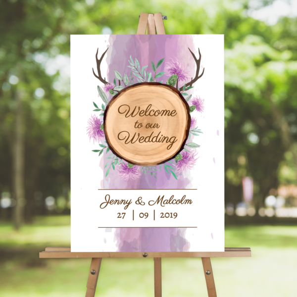 scottish-welcome-wedding-sign