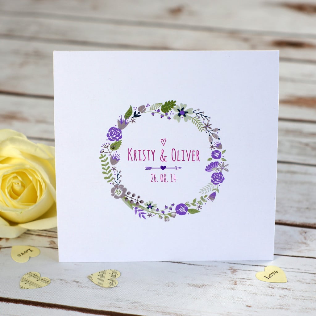 Boho Floral Pocketfold Wedding Invitations BlueBird Wedding Stationery